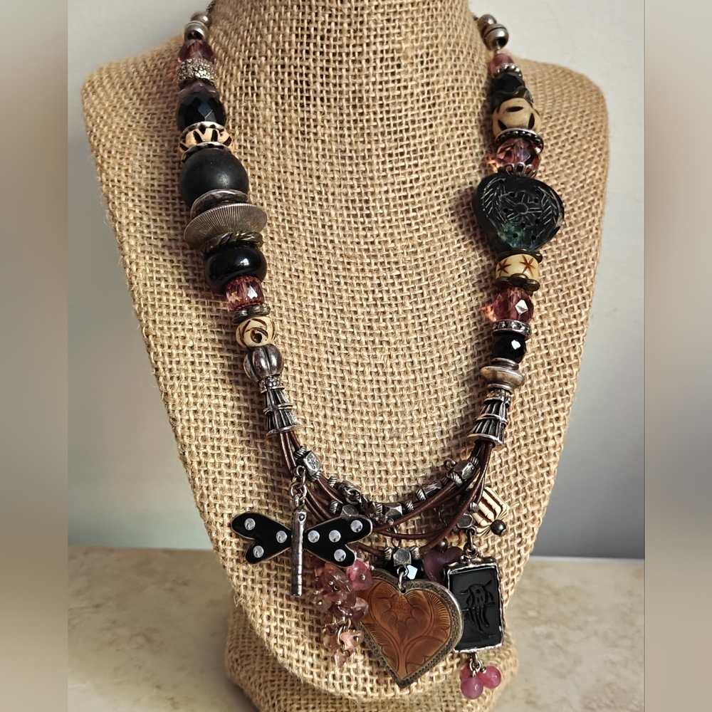 GAS Bijoux Victorian Revival Charms Necklace